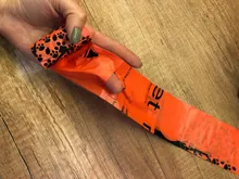 Waste-Bags Dog-Poop-Bags 60-Rolls Unscented Cat Earth-Friendly Large 1080 Orange Orange