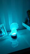 Lamp Bedroom-Decor Gift Led-Night-Light Acrylic Academia Face-Design Anime Shoto Todoroki