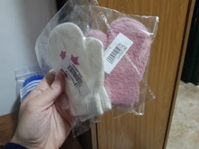 Warmom felpa gruesa bebé caliente guantes invierno guantes y manoplas de terciopelo los niños chico de lana de Coral guantes de dedo completo para 1-4Y chico s guantes