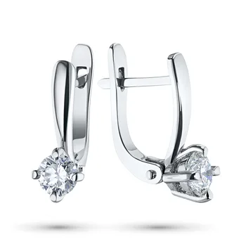 

Earrings made of white gold with diamond e0901sg04200689