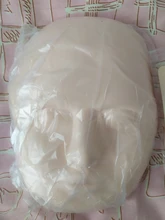 Cabeza de entrenamiento de tatuaje Facial 5D, maniquí de silicona para práctica de maquillaje permanente, tatuaje para labios y cejas, cabeza de muñeca para la piel