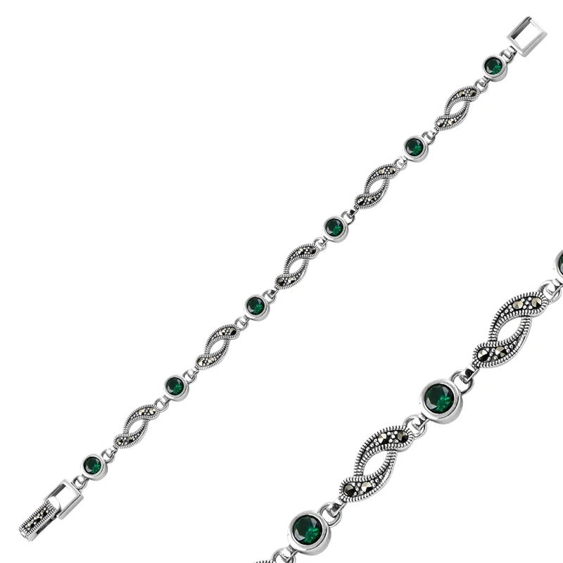 

Armagano Marcasite Cubic Zirconia bracelets Bangles