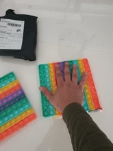 Juguetes de gran tamaño para niños y adultos, juguete antiestrés, con burbujas, sensorial, blando, regalo