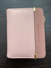 Cartera pequeña para mujer, monedero pequeño, billetera pequeña con broche para tarjeta de mujer