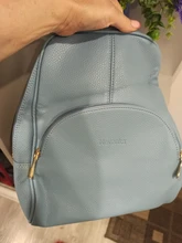 Nevenka-Mochila De cuero suave para mujer, bolsa de marca de estilo Preppy, informal, para adolescentes