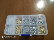 Conector de cable hembra y macho, accesorio para terminal de engarce de cables eléctricos, surtido de conectores de pala, 2,8/4,8/6,3 mm, 315 unidades