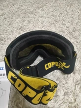 COPOZZ-Gafas de esquí para hombre y mujer, lentes de Snowboard para esquiar, protección UV400, antiniebla