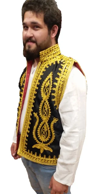 Gilet Ottoman Traditionnel, Brodé, Pour Marié, Turc, Musulman, Dubaï -  Dentelle - AliExpress