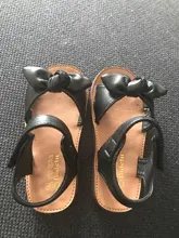 Zapatos antideslizantes informales con nudo de mariposa para bebé, sandalias de playa con punta abierta de princesa, para niño pequeño, Chico, Verano