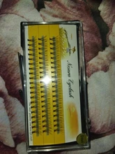 Extensiones de pestañas de extensión, 60 mechones de pelo Natural y grueso, Faux cils, Envío Gratis