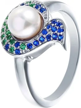 

Jay VI ring with pearls and cubic zirconia