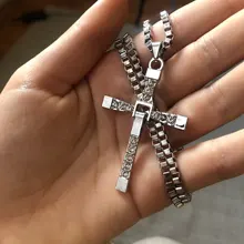 Collares y colgantes de Color dorado para hombre, joyería de película, collar con colgante de Cruz clásica de Fast and The Furious Toretto