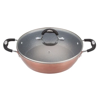 

Pan low 28 cm with lid in aluminum SAN ignacio collection Pandora