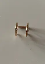 Pendientes de Clip de Cruz Simple para mujer y niña, 2 uds., aretes de Zirconia cúbica con perlas, Clip para oreja sin joyería Piercing