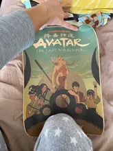 Póster de papel kraft clásico para decoración del hogar, póster de arte de pared con imagen de Avatar, El último maestro aéreo Aang Fight, 42x30cm