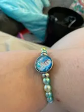 Pulsera retráctil con cuentas para niñas, accesorios para niños de dibujos animados de Frozen 2, elsa, Olaf, Anna, hecha a mano, regalos de Navidad para niñas