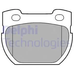 Колодки дисковые з.\ Land Rover Defender 2.5/3.9/2.5TD 90 DELPHI