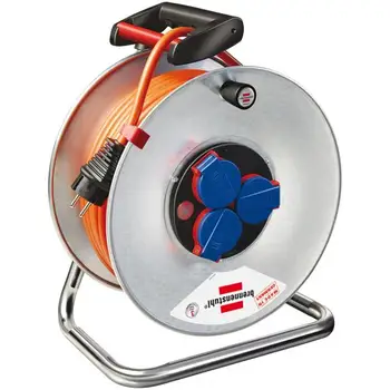 

Brennenstuhl 25m AT-N07V3V3-F 3 G1,5 3AC outlet(s) 25m black, blue, orange, Silver extension cords and multiple