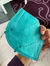 Mascarilla facial FFP2 KN95, Tapabocas antipolvo, FP2, con filtro de seguridad para respiración, 5-100 Uds.