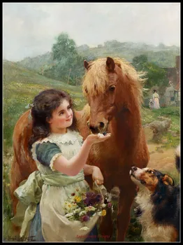 

Full Embroidery Counted Cross Stitch Kits Needlework - Crafts 14 ct Aida DIY Arts Handmade Decor Oil painting - A Sweet Tooth