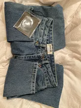 De cintura alta pantalón de jean recto para mujer de corte slim con estilo casual salvaje tobillo longitud Mujer Vaqueros
