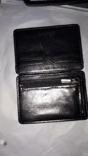 Cartera mágica de cuero para hombre, cartera pequeña con bolsillo para monedas, monedero, tarjetero, Clip para dinero en efectivo, 2021