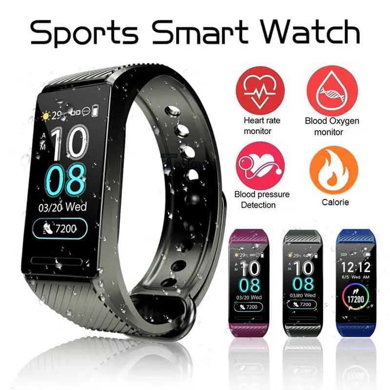 

Smart Watch Band relogio Cicret Bracelet Blood Pressure Smartband Heart Rate Monitor Fitness Tracker Watch Sport For Android IOS