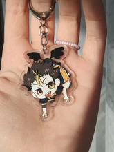 Llavero con anilla de voleibol para niño, Haikyuu, Anime Llavero bonito llavero de dibujos animados sleutelhanger 2020 nuevo llaveros Accesorios