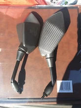 Scooter Rearview-Mirrors Carbon-Fiber Electrombile Lmodri E-Bike 10mm 8mm Convex Back-Side