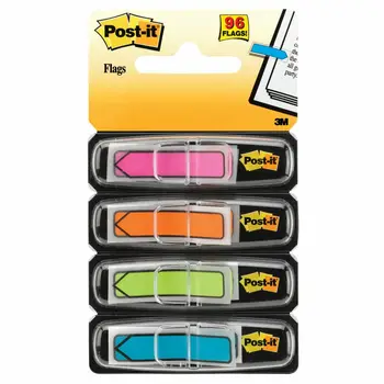 

Post it®Bookmark small arrows of 11,9x43,2mm in assorted Pac colors