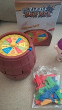 Divertido juego de la suerte para niños, broma, juego barril de pirata, NTDIZ1040, novedad