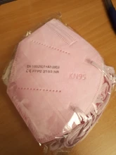 Mascarilla facial KN95 FFP2 con filtro CE, tapabocas antipolvo, 5-100 Uds.