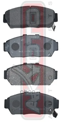 Колодки Тормозные Дисковые Передние Akyoto Honda Integra Db6/Db9 1993-2000 AKYOTO арт. AKD-1179 |