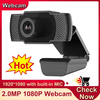 

1080P Webcam HD Web Camera with Built-in HD Microphone USB Webcam Widescreen Video 2.0MP 1920*1080 Plug and Play