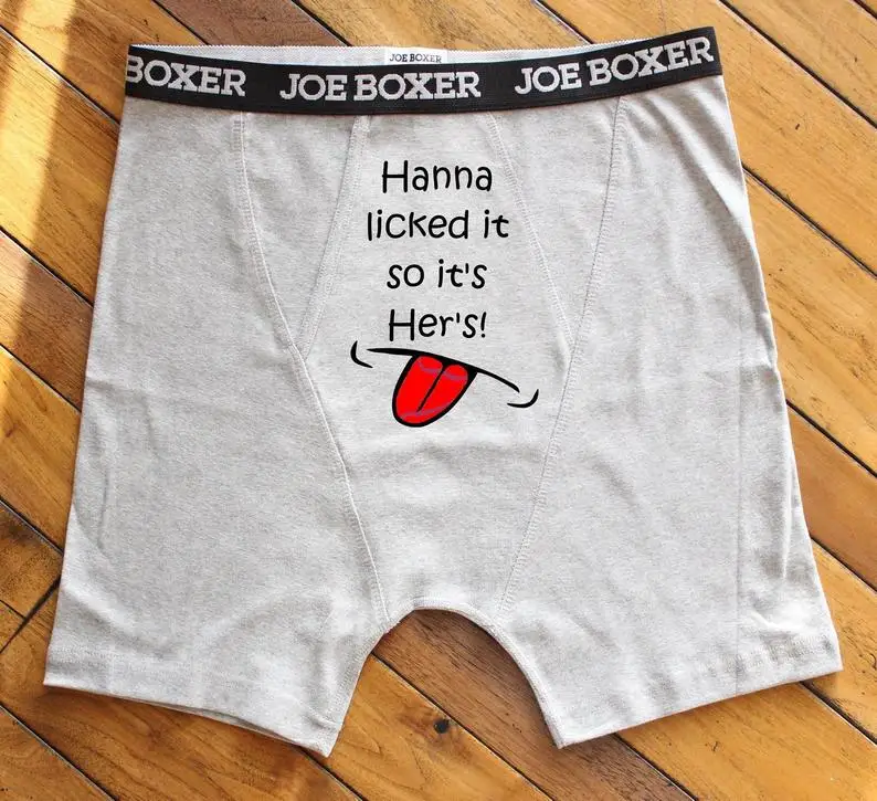 personalised mens boxer shorts