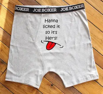 

personalise any text Valentines Gift for Him, Funny Men Boxer Brief, Men underwear, Personalized, Customized gift for husband