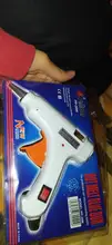 Pistola de pegamento de fusión en caliente Industrial, Mini herramienta de reparación neumática de temperatura térmica eléctrica de 20W con enchufe europeo y estadounidense de CA 110V-220V