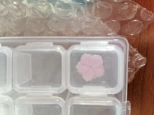 Mordoa-caja de almacenamiento de cuentas de plástico transparente con 28 ranuras, caja organizadora para herramientas de manicura de decoración de uñas, expositor de joyería