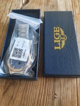 LIGE-reloj de cuarzo deportivo para mujer, accesorio de marca de lujo, con calendario de acero inoxidable, resistente al agua