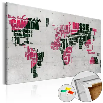 

Pictures of Cork-The French Connection (FR) [Cork Map] - 120x80 cm