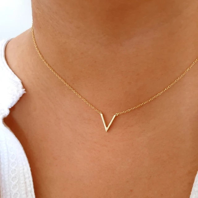 Gold Mini Initial Circle Necklace - Lowercase | Tiny Tags