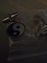 Gemelos de esmalte negro metálico para hombre, diseño clásico, botones de puños de camisa francés, cobre plateado, alta calidad