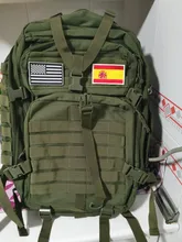 Mochilas tácticas militares de asalto para hombre, 50L, gran capacidad, 3P, EDC molle, bolsa para trekking, camping, caza