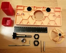 WORKBRO-kit de bisagra oculta, herramientas de carpintería, marco adecuado para el rostro, armario, bisagras de puerta, instalación, 35mm