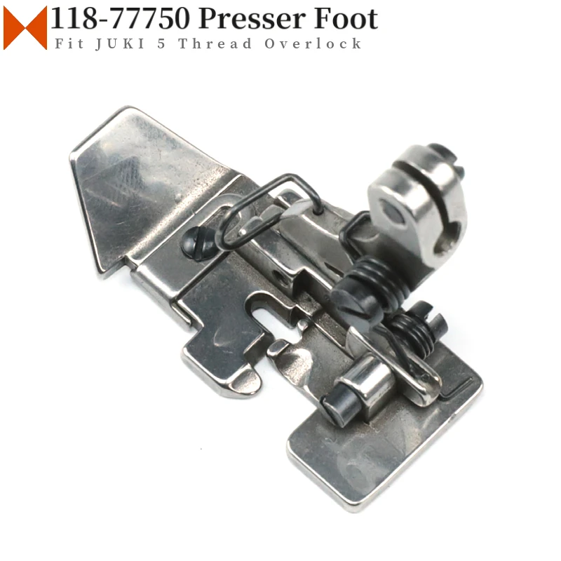 

118-77750 Presser Foot For 5 Thread Overlock Sewing Machine Parts Fit JUKI MO-2416 MO-2516 MO-3716 MO-3616 MO-6716 MO-6916