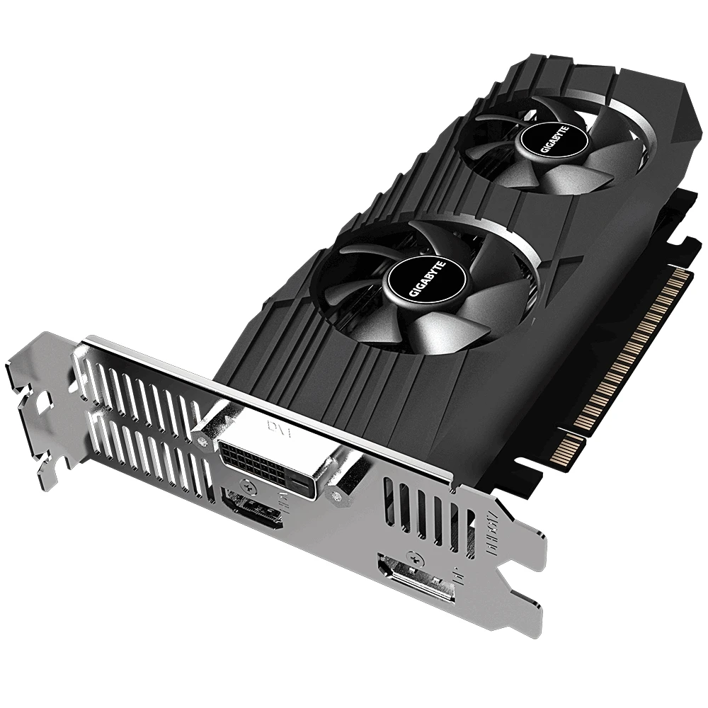 Видеокарта Gigabyte nVidia GeForce GTX 1650 1695MHz 4096MB 8002MHz 128 bit RTL [GV-N1650OC-4GL]