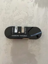 Afilador de cerámica de tungsteno, herramienta de diamante equipo de campo, afilador de bolsillo, cuchillo de carburo de pescado, herramientas portátiles para exteriores