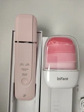 InFace-limpiador Facial ultrasónico para el cuidado de la piel, limpiador de iones para acné y espinillas, pala exfoliante, masajeador Facial
