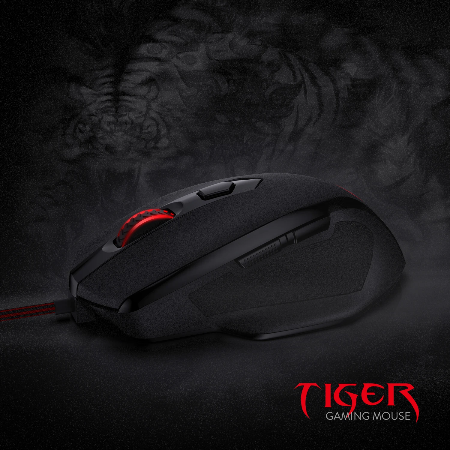 Redragon M709-1 Tiger2 красный игровая мышка со светодиодной подсветкой, 3200 точек/дюйм, проводная оптический геймер Мышь с точности приводом, 5 программируемых кнопок