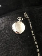Reloj De bolsillo Retro De plata clásica para hombre, pulsera De mano De cuarzo pulido con cadena colgante, De bolsillo liso, regalo